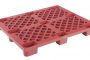 Vestil SKID-20 Plastic Skid, 3300 lbs Capacity, 40″ Length, 48″ Width, 5-1/2″ Height, Red