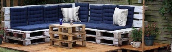 Top ideas for outdoor furniture with unusable wooden pallets